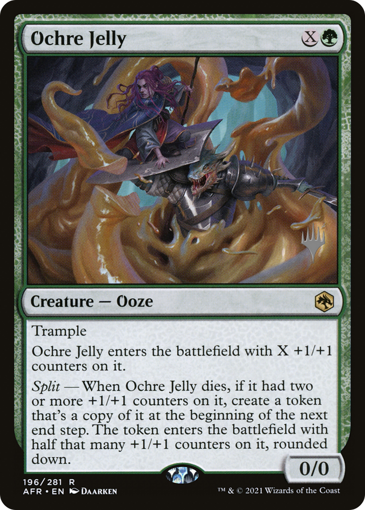 Ochre Jelly (PPAFR-196P) - Adventures in the Forgotten Realms Promos (Promo Pack) Foil