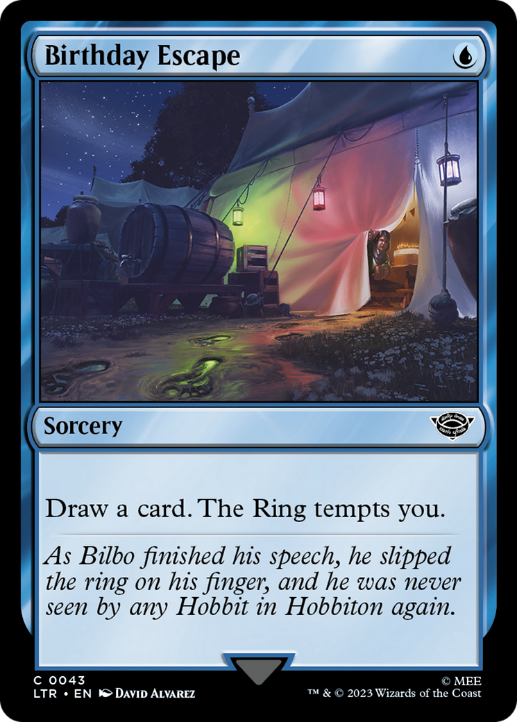 Birthday Escape (LTR-043) - The Lord of the Rings: Tales of Middle-earth Foil