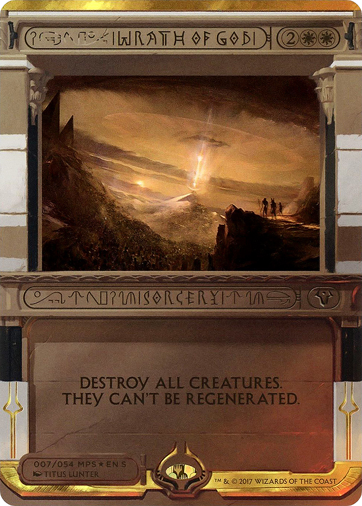 Wrath of God (MPS2-007) - Amonkhet Invocations Foil