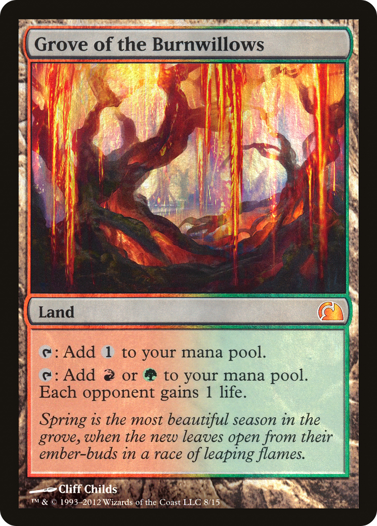 Grove of the Burnwillows (V12-008) - From the Vault: Realms Foil