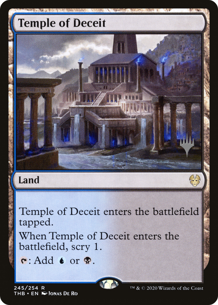 Temple of Deceit (PPTHB-245P) - Theros Beyond Death Promos (Promo Pack) Foil
