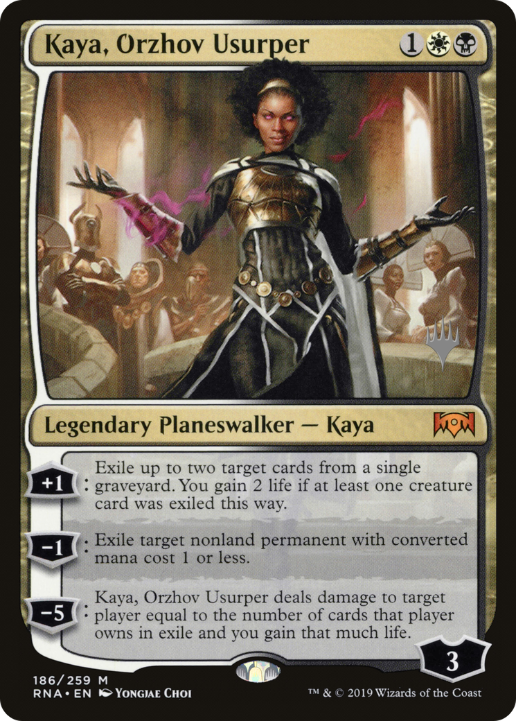 Kaya, Orzhov Usurper (PPELD-186P) - Ravnica Allegiance Promos Foil (Promo Pack)