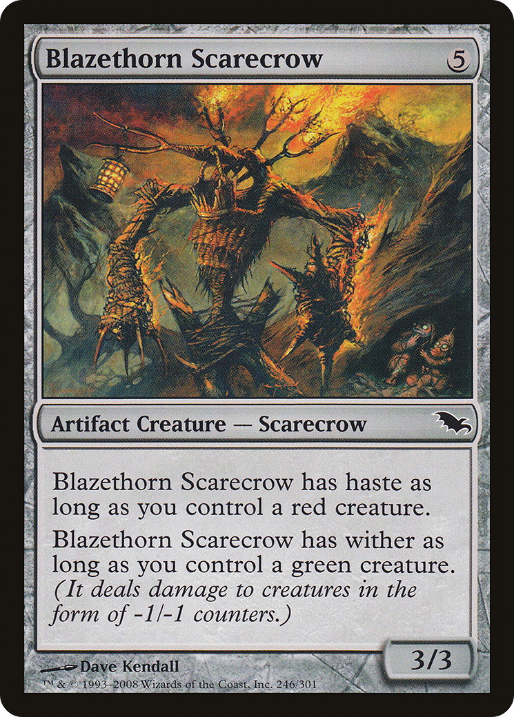 Blazethorn Scarecrow (SHM-246) - Shadowmoor Foil