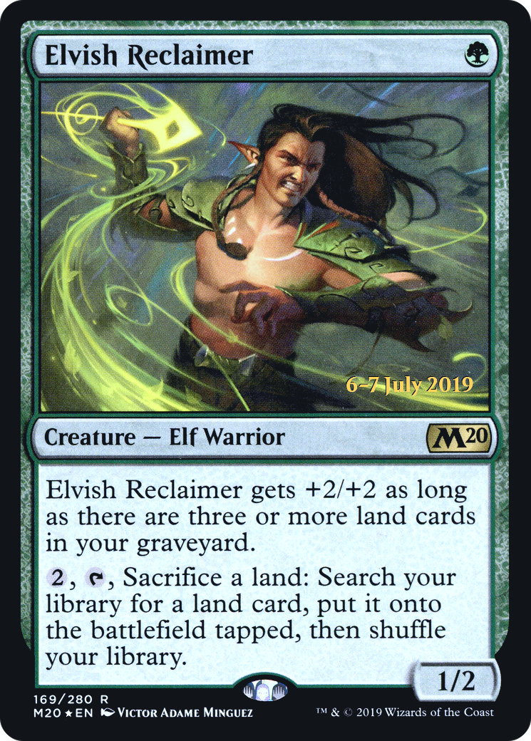 Elvish Reclaimer (PRE-169S) - Core Set 2020 Promos (Prerelease) Foil