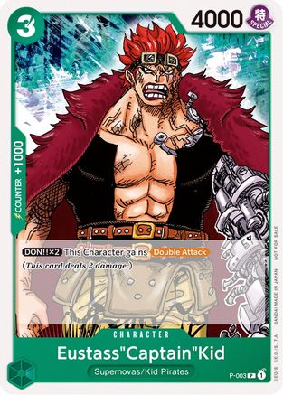 (P-003) Eustass"Captain"Kid (Promotion Pack 2022) - One Piece Promotion Cards Normal