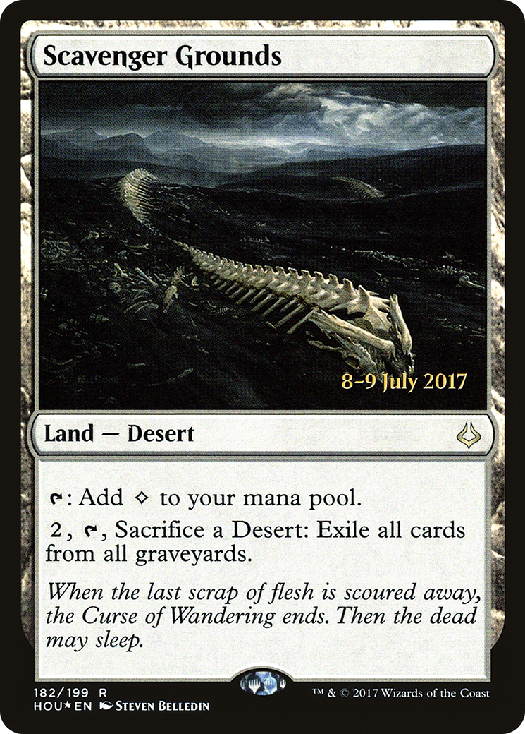 Scavenger Grounds (PRE-182S) - Hour of Devastation Promos (Prerelease) Foil