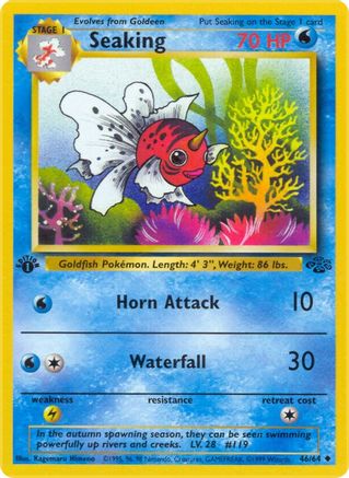 Seaking 046/064 - Jungle 1st Edition - Uncommon