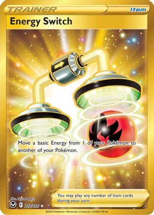 Energy Switch (Secret) 212/195 - SWSH12 Silver Tempest Holofoil - Secret Rare