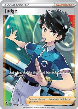 Judge TG25/TG30 - SWSH12 Silver Tempest Trainer Gallery Holofoil - Ultra Rare