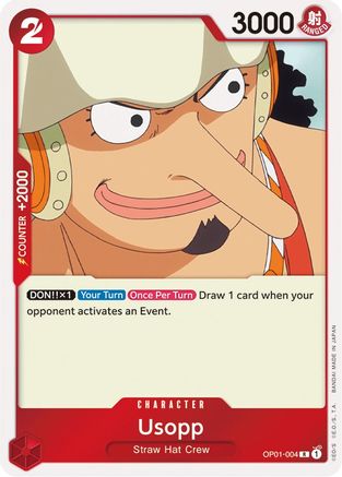 (OP01-004) Usopp - Romance Dawn Foil