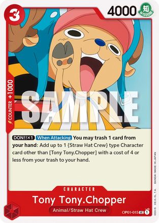 (OP01-015) Tony Tony.Chopper - Romance Dawn Normal