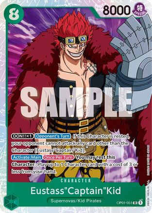 (OP01-051) Eustass"Captain"Kid - Romance Dawn Foil