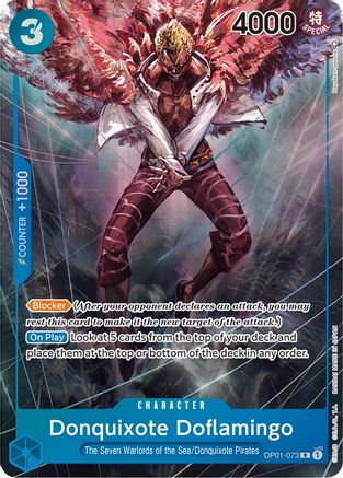 (OP01-073) Donquixote Doflamingo (073) (Parallel) - Romance Dawn Foil