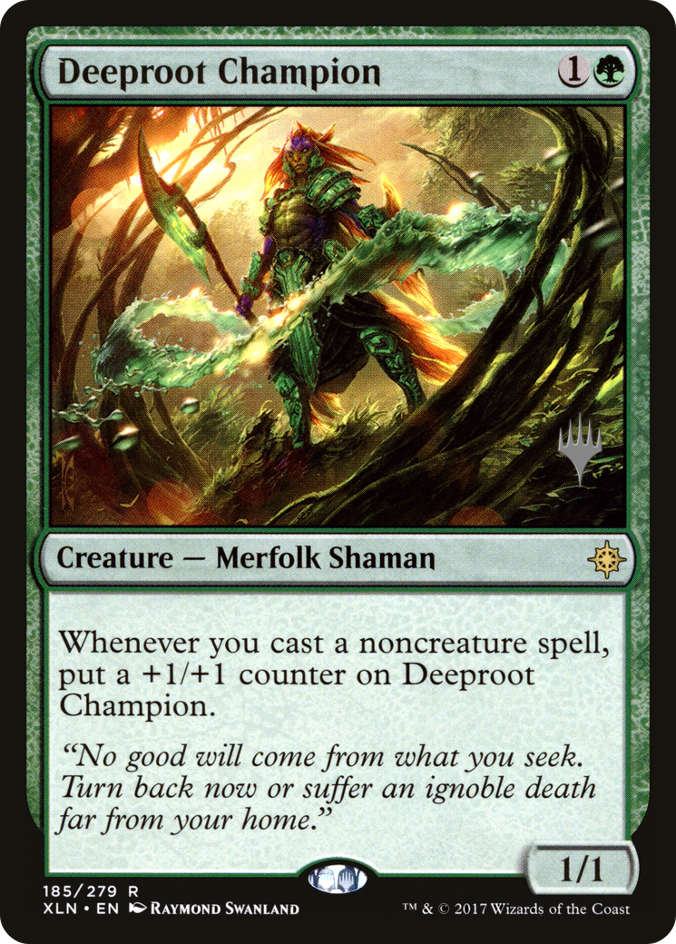 Deeproot Champion (PPM20-185P) - Ixalan Promos (Promo Pack)