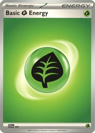 Basic Grass Energy (1) - SVE Scarlet & Violet Energies - Common
