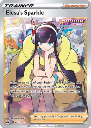 Elesa's Sparkle (Full Art) - 147/159 - Crown Zenith Holofoil
