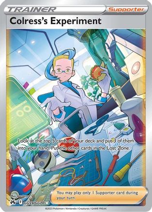 Colress's Experiment (GG59/GG70) - Crown Zenith Galarian Gallery Holofoil - Ultra Rare