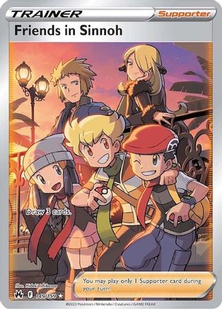 Friends in Sinnoh (Full Art) - 149/159 - Crown Zenith Holofoil