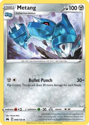Metang (90/159) - Crown Zenith - Uncommon