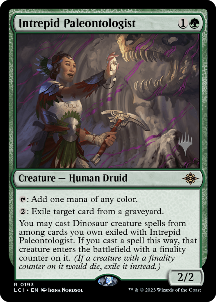 Intrepid Paleontologist (PPLCI-193) - The Lost Caverns of Ixalan Promos (Promo Pack) Foil