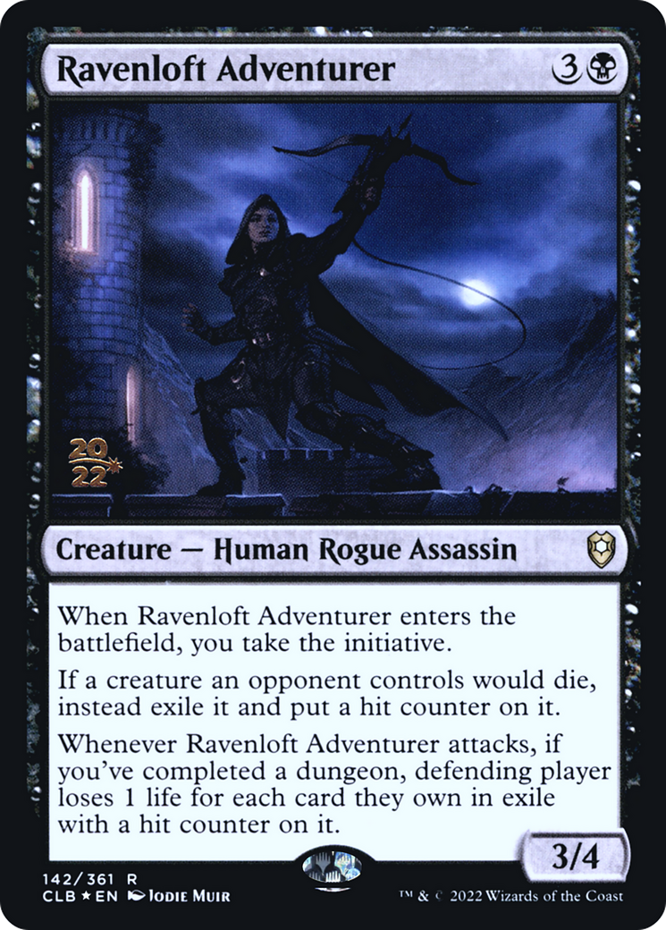Ravenloft Adventurer (PRE-142S) - Battle for Baldur's Gate Promos (Prerelease) Foil