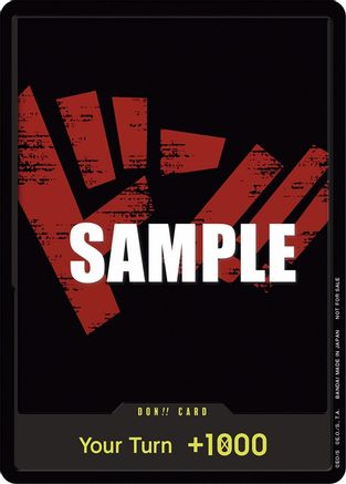 DON!! Card (Red and Black) (Tournament Pack Vol. 2) - One Piece Promotion Cards Normal