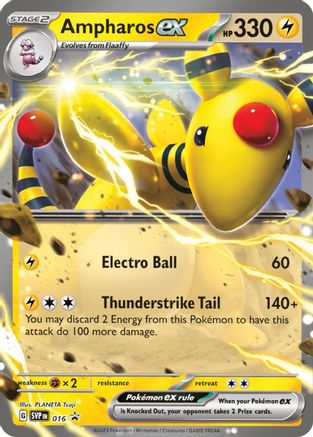 Ampharos ex (16) - SV Scarlet & Violet Promo Cards Holofoil - Promo