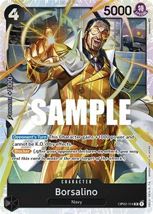 (OP02-114) Borsalino - Paramount War Foil