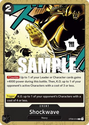 (ST06-014) Shockwave - Starter Deck 6: Absolute Justice Normal