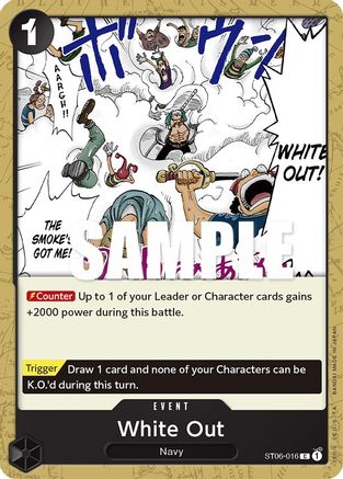 (ST06-016) White Out - Starter Deck 6: Absolute Justice Normal