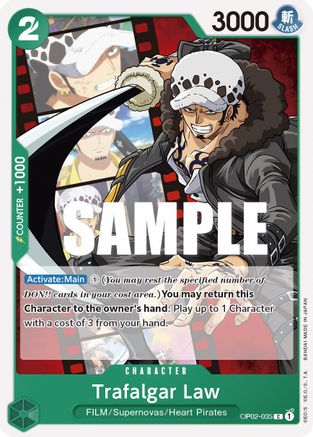 (OP02-035) Trafalgar Law - Paramount War Normal