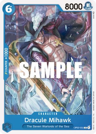 (OP02-055) Dracule Mihawk - Paramount War Normal