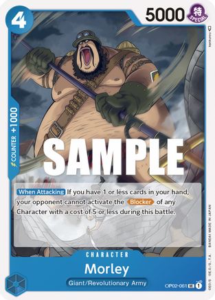 (OP02-061) Morley - Paramount War Normal