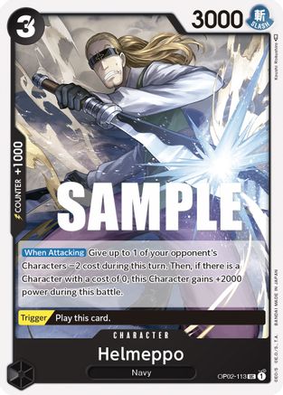 (OP02-113) Helmeppo - Paramount War Normal