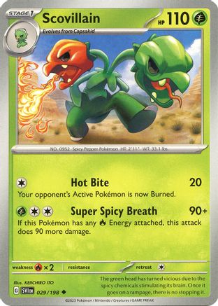 Scovillain (29/198) - SV01 Scarlet & Violet Base Set Reverse Holofoil - Uncommon