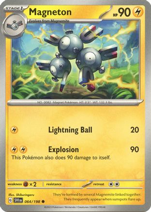 Magneton (64/198) - SV01 Scarlet & Violet Base Set - Common