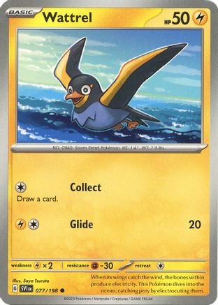 Wattrel (77/198) - SV01 Scarlet & Violet Base Set - Common