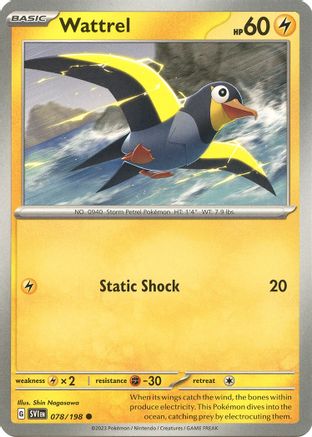 Wattrel (78/198) - SV01 Scarlet & Violet Base Set - Common