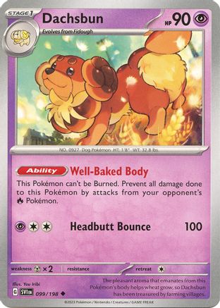 Dachsbun (99/198) - SV01 Scarlet & Violet Base Set - Uncommon
