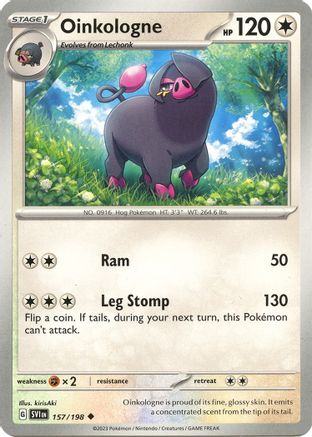 Oinkologne (157/198) - SV01 Scarlet & Violet Base Set Reverse Holofoil - Uncommon