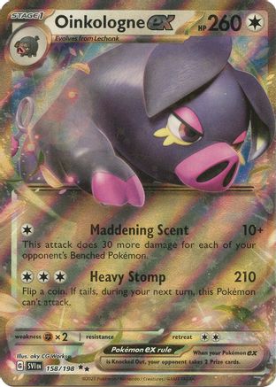 Oinkologne ex (158/198) - SV01 Scarlet & Violet Base Set Holofoil - Double Rare