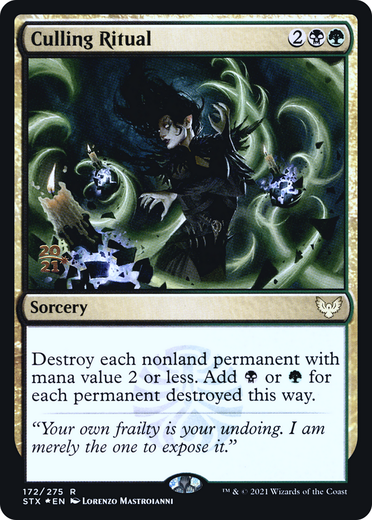 Culling Ritual (PRE-172S) - Strixhaven: School of Mages Promos (Prerelease) Foil
