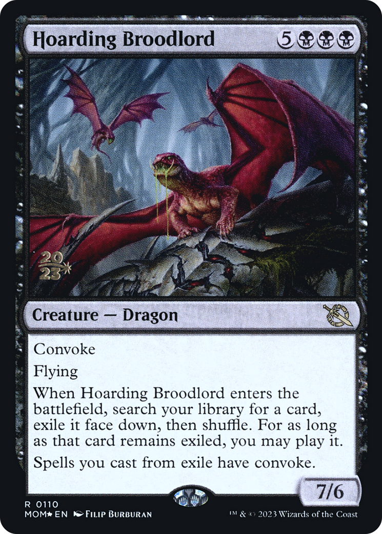 Hoarding Broodlord (PRE-110S) - March of the Machine Promos (Prerelease) Foil