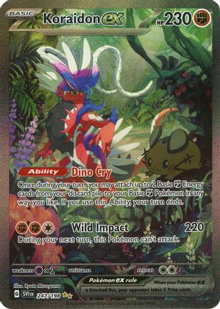 Koraidon ex (247/198) - SV01 Scarlet & Violet Base Set Holofoil - Special Illustration Rare