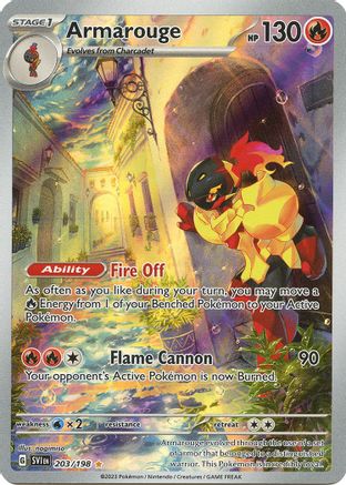 Armarouge (203/198) - SV01 Scarlet & Violet Base Set Holofoil - Illustration Rare
