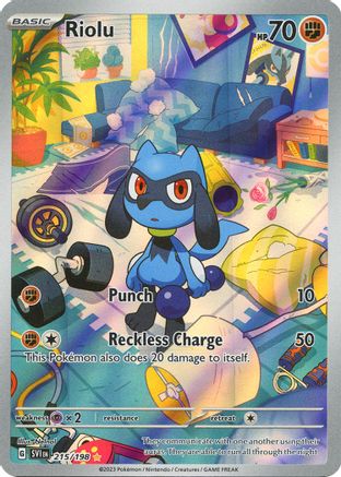 Riolu (215/198) - SV01 Scarlet & Violet Base Set Holofoil - Illustration Rare