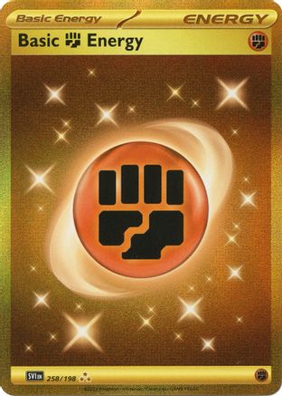 Basic Fighting Energy (258/198) - SV01 Scarlet & Violet Base Set Holofoil - Hyper Rare