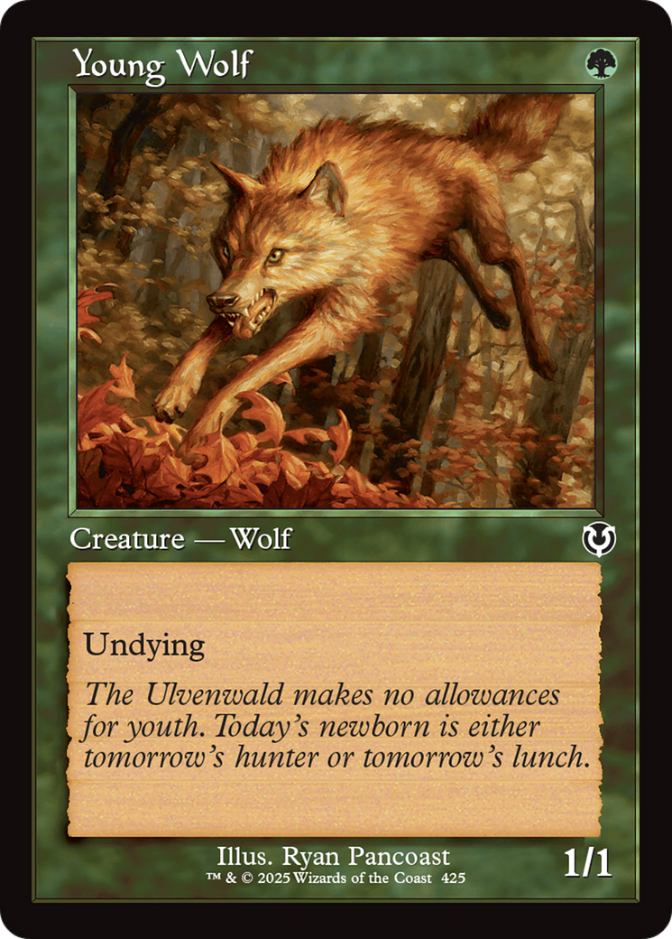 Young Wolf (Retro Frame) (INR-425) - Innistrad Remastered