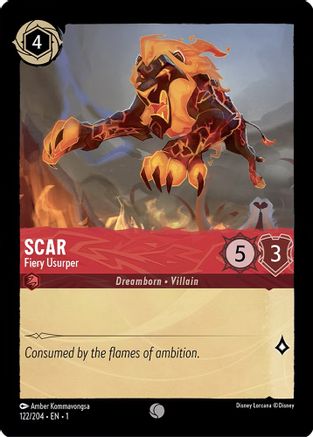 (122/204) Scar - Fiery Usurper - The First Chapter Cold Foil