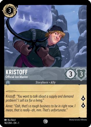 (182/204) Kristoff - Official Ice Master - The First Chapter Cold Foil